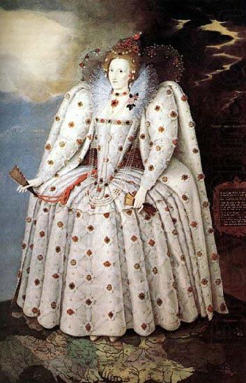 Marcus Gheeraerts Portrait of Queen Elisabeth I china oil painting image